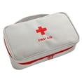thumbnail image 1 of Naiovety Bolsa de almacenamiento de emergencia Pastillas de senderismo Estuche organizador de bastoncillos de algodón Estuche de transporte Almacenamiento y organización del hogar Gris, 1 of 6