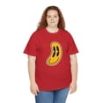 thumbnail image 6 of Flatten smiley face graphic t shirt Unisex Heavy Cotton Tee, 6 of 8