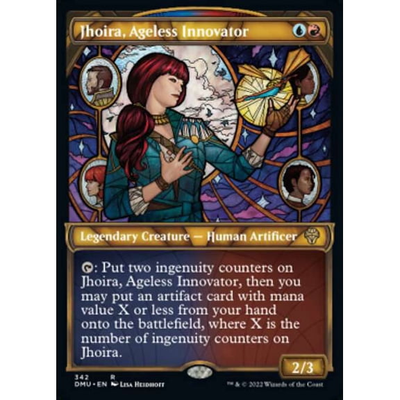 MtG Dominaria United Rare Jhoira, Ageless Innovator (Textured Foil Cards) #342