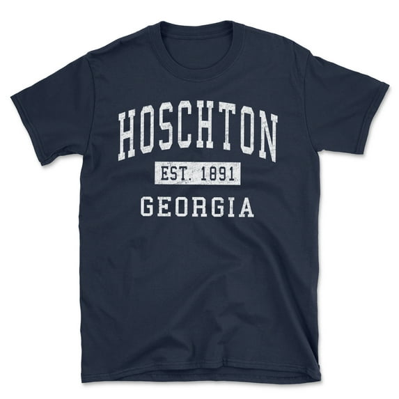 Hoschton Georgia Classic Established Men's Cotton T-Shirt