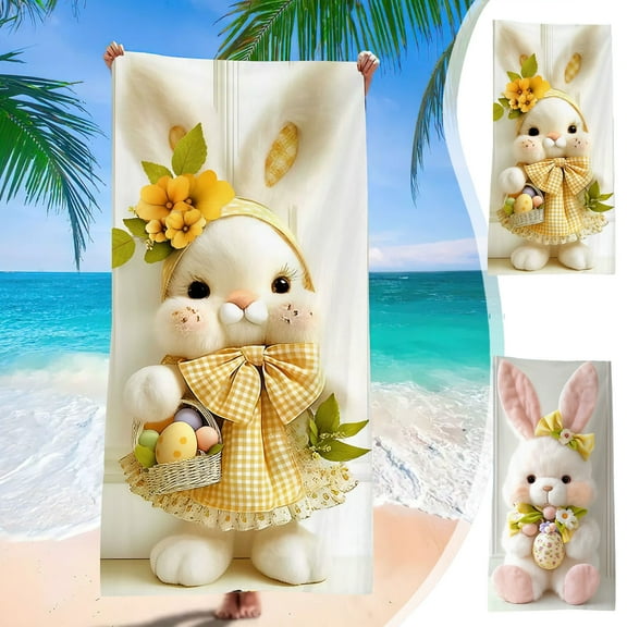 Xuniizn Bath Towel and Wash Cloths Set: 1* Fiber Bath Towel, polyester, Highly Absorbent & Fade Resistant