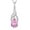10-pink tourmaline-Oct, variant on VESITIM Infinity Teardrop Necklace for Women 925 Sterling Silver Twisted Pendant July Ruby Birthstone Jewelry Gift