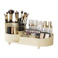 thumbnail image 6 of Gnmfd 360° Rotating Makeup Organizer Cosmetic Storage Rack Vanity Brush Holder Countertop Cube Storage Organizer For Desk Dresser Jewelry Organizers And Storage Bathroom Essentials, 6 of 6