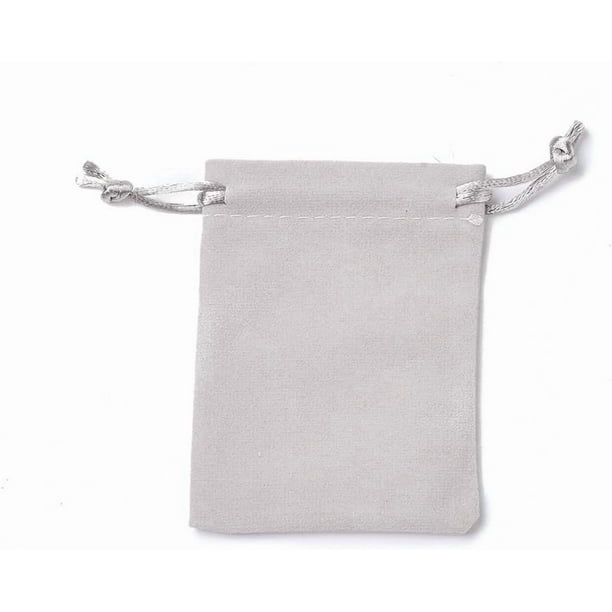 20 bolsitas de terciopelo para regalo, suaves bolsitas de terciopelo con cordón, 7 x 9,4 cm, bolsitas para dulces, joyas y regalos.