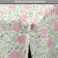 thumbnail image 4 of English Garden Dog Crate Cover, Romantic Pattern with Roses and Leaves, Easy to Use Pet Kennel Cover Small Dogs Puppies Kittens, 7 Sizes, Ivory Pink, by Ambesonne, 4 of 6
