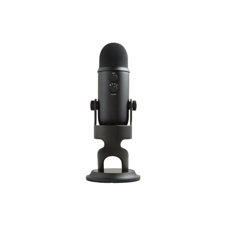 Logitech - Blue Yeti Game Streaming USB Condenser Microphone Kit with Blue VO!CE, Exclusive Streamlabs Themes, Custom Pop Filter