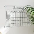 thumbnail image 6 of Toolix Lowprice! Wall Acrylic Weekly Planner Board Clear Dry Erases Calendar Planner Reusable Weekly Daily To Do List Board, 6 of 8