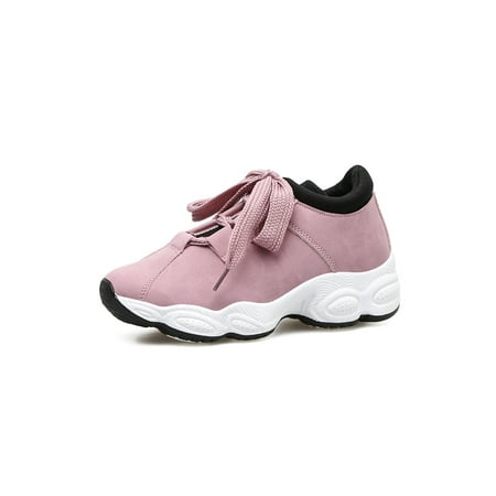 

Gomelly Ladies Running Shoe Fitness Workout Athletic Shoes Sport Sneakers Lightweight Trainers Womens Women Pink 7.5