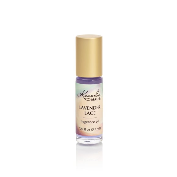 Kuumba Made Huile Parfumée Lavande Dentelle Roll-On 0.13 fl oz (3.7ml) / Parfum Rollerball / Sans Alcool