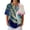Dark Blue, variant on Summer Polo Shirts for Women Waffle Knit Retro Texture Print Golf Shirts for Women Short Sleeve Button Down Collar Fashion Clothing Blouse Orange XXL
