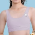 thumbnail image 1 of Xihbxyly Sujetador Suave, Ropa Interior de Algodón Cómoda, Diseño Transpirable para Uso Activo, Versátil para Yoga, Correr, Bailar, Uso Diario para Niñas, Fácil de Limpiar, Lavable a Máquina., 1 of 6