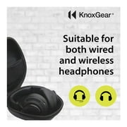 Knox Gear Large Headphone Case with EVA Hard Shell