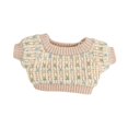 thumbnail image 4 of Suéter de muñeca de moda, accesorios de disfraz para niñas pequeñas, ropa de muñeca de felpa DIY, suéter de muñeca para muñeca de 6,69 pulgadas Marrón, 4 of 8