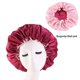thumbnail image 1 of Gorro de dormir de satén doble ajustable Gorro para el cuidado del cabello Gorro de salón de belleza de color sólido, 1 of 3