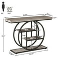 thumbnail image 4 of Topcobe Modern End Table, Small Side Table with Metal Frame for Couch, Sofa Table for Living Room, Bedroom, Bedside, Gray, 4 of 4