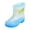 Sky Blue, variant on ZHOGXU Toddler Boys Girls Waterproof Rain Boots Mid Tube Fashion Flat Soft Bottom Cartoon Print Sequins Transparent Outdoor Rain Shoes,Sky Blue,5.5-6 Years