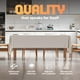thumbnail image 3 of Mantel blanco WEALUXE de 60 x 126 pulgadas para mesa rectangular de 8 pies, paquete de 2, 3 of 7
