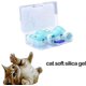 thumbnail image 5 of 4 Zapato para gatos, botas antirrayas para pies de gato, protección ajustable para patas de gato para el hogar, baño, belleza, control de tratamientos, estación de masaje para gatos azules, 5 of 5