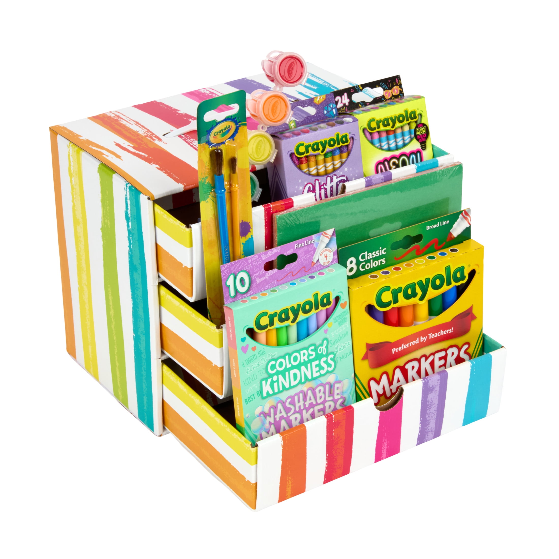 Crayola Color Station, Desktop Art Supplies Organization, Room Decor, Arts and Crafts, Classroom Supplies, Gift for Kids, Ages 5, 6, 7, 8, 9