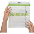 thumbnail image 2 of Smelly Proof Unisex Durable 5pk Quart 8.5" x 10" Reusable Eco Bags, Clear, 5-Piece, 2 of 6