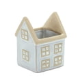 thumbnail image 3 of Melrose International LLC House Planter (Set of 2) 3"L x 4.5"H, 5.5"L x 5.5"H Porcelain, 3 of 3