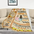 thumbnail image 5 of Best Friend Blanket, Friendship Gifts for Women Friends, Best Friend Birthday Gifts for Women, Bestie Gifts for Women, Bestfriend Gifts for Best Friend, BFF Gift for Woman, Throw Blanket 60 x 50 inch, 5 of 6