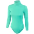 thumbnail image 2 of KOGMO Womens Turtleneck Bodysuit with Snap Button Closure, 2 of 6