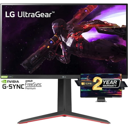 LG 27GP850-B 27" UltraGear QHD (2560 x 1440) Nano IPS Gaming Monitor + AMD FreeSync Bundle