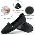 thumbnail image 6 of Ataiwee Women's Wide Width Flat Loafer Shoes，Comfort Plus Size Fashion Round Toe Wide Dress Ballet Flat Shoes., 6 of 9