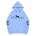 thumbnail image 4 of HLKJKLS Hoodies For Women Heartbeat Horse Printed Pullover Hoodie Fall Long Sleeve Sports Tops Western Style Blue S-5Xl, 4 of 4