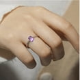 thumbnail image 5 of Amethyst Cushion Solitaire Ring, 5 of 11