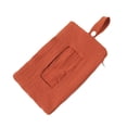 thumbnail image 1 of Sac Distributeur Matelassé Floral pour Lingettes pour Bébé - Pochette à Couches Portable avec Lanière pour Poussette, Sac pour Maman - Porte-Lingettes Humides Réutilisable et Rechargeable pour Voyage, Randonnée, 1 of 8