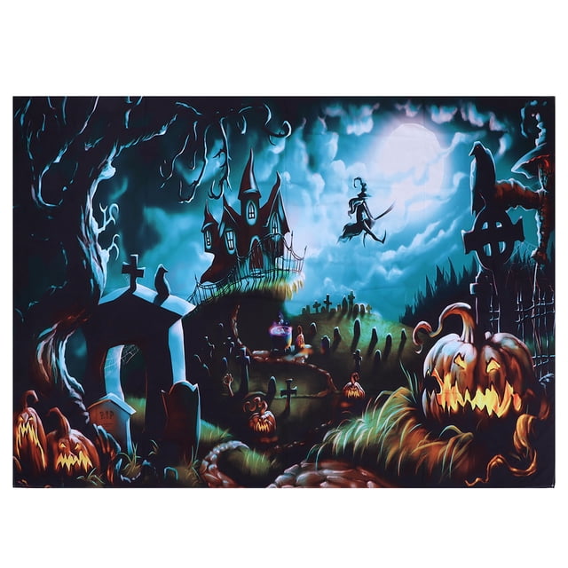 Telón de fondo de linterna de calabaza de Halloween, telón de fondo de fotografía de Halloween, telón de fondo de tela pictórica con tema de Halloween, telón de fondo de Halloween, rendimiento inigualable