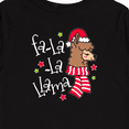 thumbnail image 4 of Inktastic Christmas Llama Boys or Girls Long Sleeve Toddler T-Shirt, 4 of 5