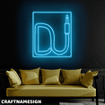 thumbnail image 3 of Craftnamesign DJ Neon Sign, Music Wall Art, Music Festival Shop Sign, 3 of 5