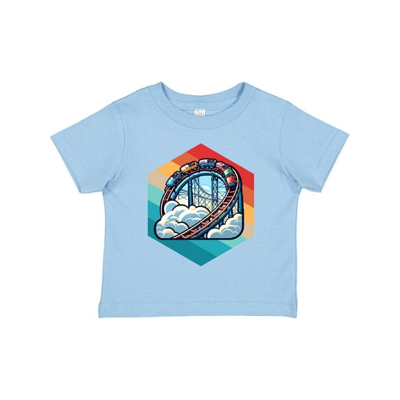 Inktastic Roller Coaster Vintage Fan Retro Boys or Girls Toddler T-Shirt