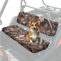 Uorisanigo Mule Seat Cover for Kawasaki Mule 3010 Diesel 4x4 2003-2008, Anti-Slip & Tear-Resistant Camo Hunting Print UTV Bench Seat Cover Set UTV Accessories for Women Men