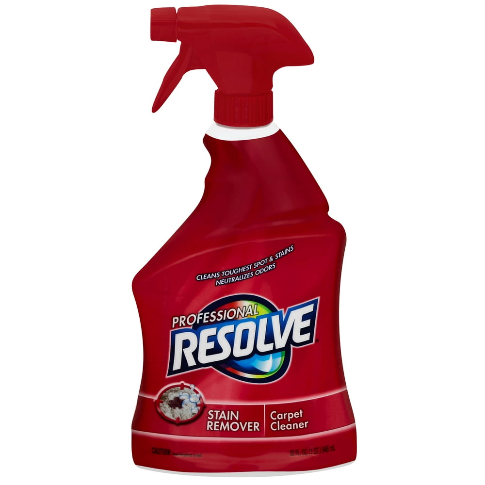 Resolve Professional Carpet Cleaner, 32oz Bottle, Removes Toughest