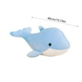 thumbnail image 3 of ​15.7 Inch Realistic Dolphin Plush Toy - Large Stuffed Animal for Kids & Adults, Premium Gift for Holidays (Super Plush Fabric)​​ Blue, 3 of 6