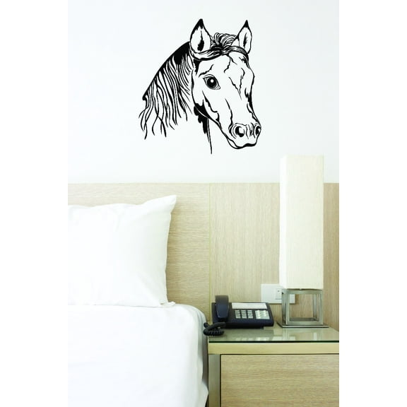 Living Room Art Horse Head Animal 16x24 Inches
