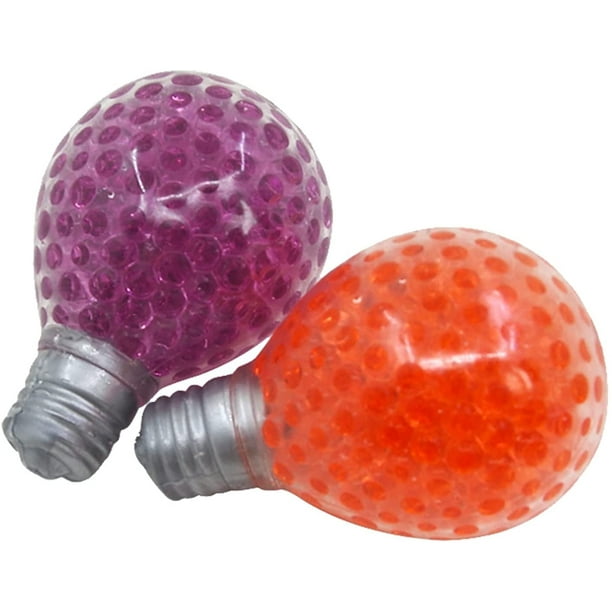 TIK Tok Nouvelles balles anti-stress, chenille/grenouille/crème glacée/caca  en forme de balle de raisin jouet anti-stress, jouet sensoriel de  décompression Squeeze-Ball, jouets de balle anti-stress pour besoins  spéciaux autisme (ampoule, 4PC) 