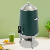 Beverage Dispenser for Coffee Tea Hot Water with Stand & Fuel Holder Green New!