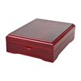thumbnail image 3 of Portable Wooden Display Box Organizer Box Storage Case Durable Medal Badge Medal 10cmx10cmx3.5cm, 3 of 8