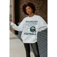 thumbnail image 3 of Women's Gameday Couture  Ash Philadelphia Eagles Home Turf Oversized Premium Fleece Pullover Sweatshirt, 3 of 3