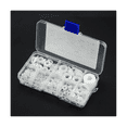 thumbnail image 3 of 500Pcs White Nylon Flat Washer Gasket Set M2 M2.5 M3M4M5 M6 M8 M10 Plastic Sealing O-Rings Assortment Kit Fastener, 3 of 8