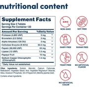 American Health Papaya Enzyme Tablets, 360 Ct, 120 Servings