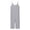 1-Grey, variant on Kids Jumpsuit Sleeveless Wide Leg Overalls Pants with Pockets School Girl Outfit 6-7 Years