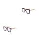 thumbnail image 3 of Qarigey Gafas de lectura con lentes antiazules, montura grande para mujer, gafas de lectura con luz azul, hipermetropía, diseño elegante, Type1 NO1, 3 of 6
