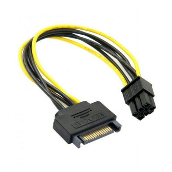 JSER PCI-E 1x to 16x Mining Machine Enhanced Extender Riser Adapter with USB 3.0 6Pin Power Cable