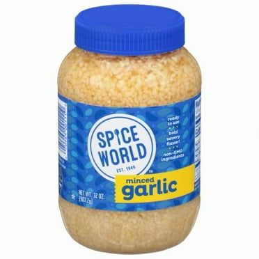 Spice World Fat Free Minced Garlic 32 oz-32 oz